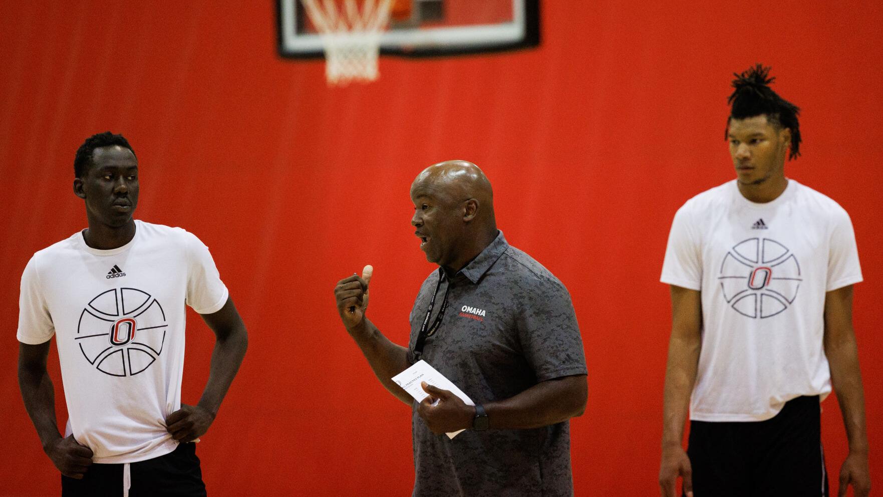 Photos: Omaha men's basketball practice on July 24, 2025